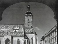 Pogled na crkvu sv. Marka 1943. (Foto Tošo Dabac)